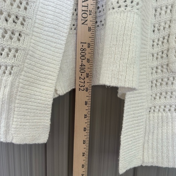 Cabi Open Stitch Cardigan #6237 Chunky, Oversized Sweater Layer Sz S - Picture 7 of 9